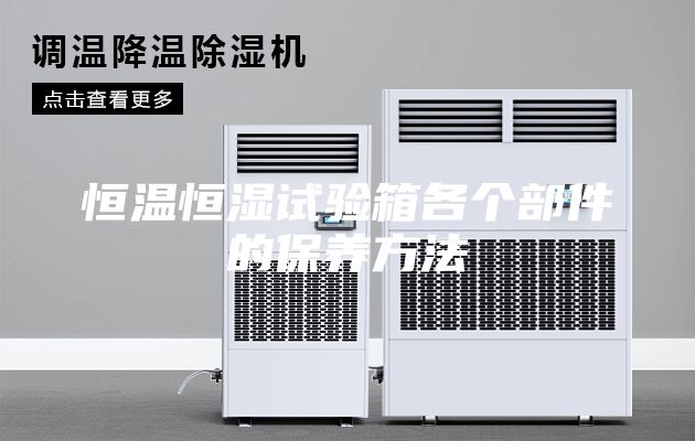 恒溫恒濕試驗箱各個部件的保養(yǎng)方法