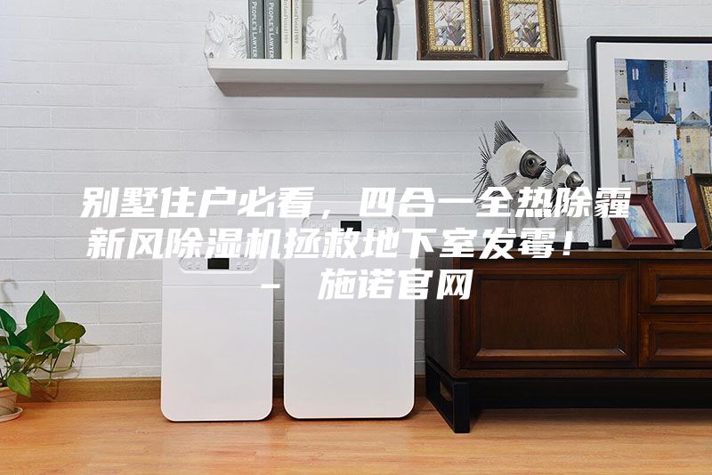 別墅住戶必看，四合一全熱除霾新風(fēng)除濕機(jī)拯救地下室發(fā)霉！ – 施諾官網(wǎng)