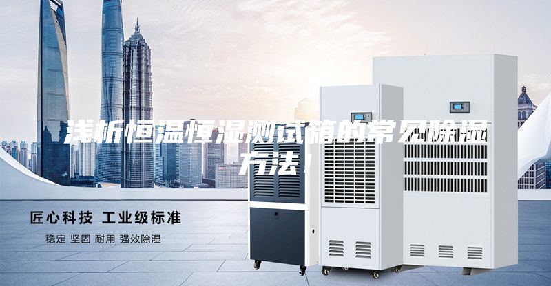 淺析恒溫恒濕測試箱的常見除濕方法！