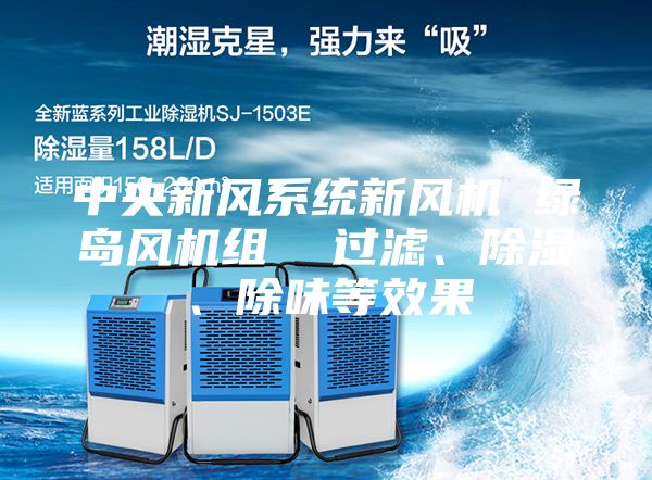 中央新風(fēng)系統(tǒng)新風(fēng)機 綠島風(fēng)機組  過濾、除濕、除味等效果