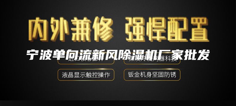 寧波單向流新風除濕機廠家批發(fā)
