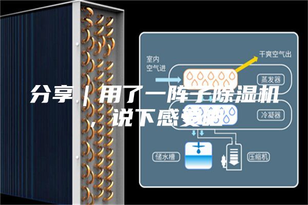 分享｜用了一陣子除濕機，說下感受吧