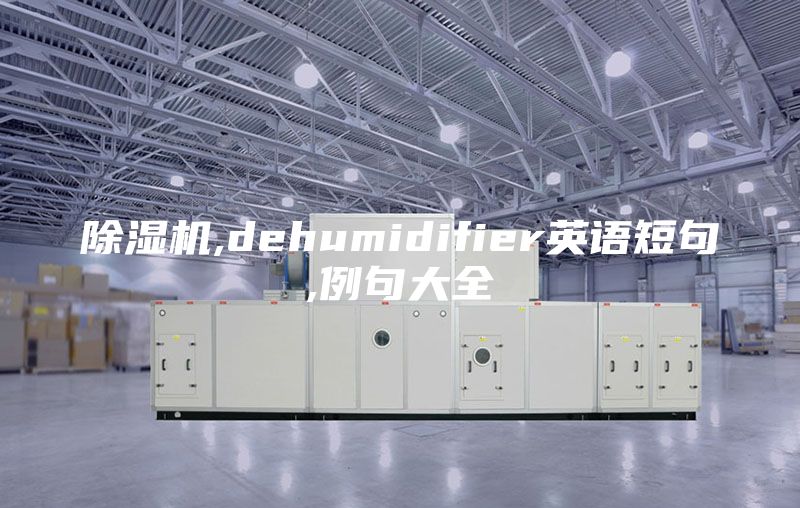 除濕機(jī),dehumidifier英語短句,例句大全