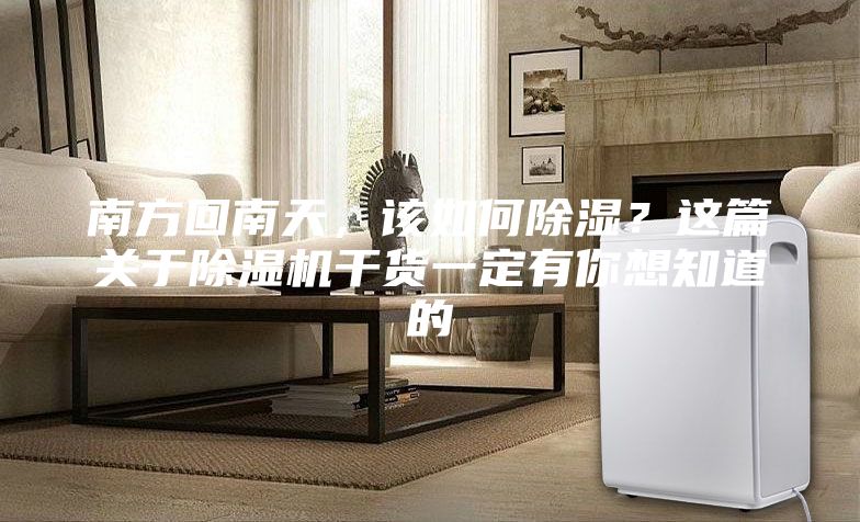 南方回南天，該如何除濕？這篇關(guān)于除濕機干貨一定有你想知道的
