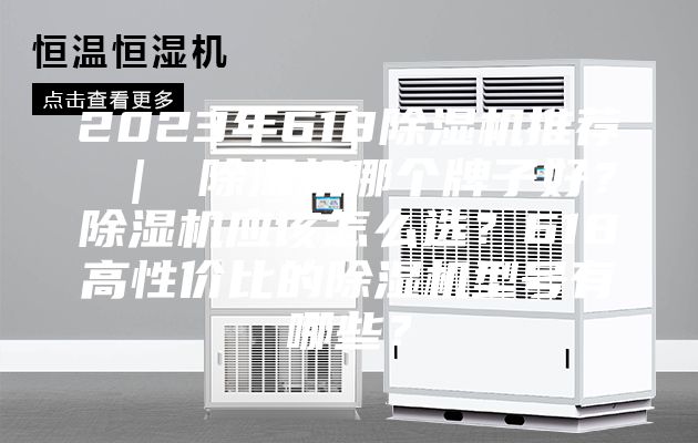 2023年618除濕機(jī)推薦 ｜ 除濕機(jī)哪個(gè)牌子好？除濕機(jī)應(yīng)該怎么選？618高性價(jià)比的除濕機(jī)型號(hào)有哪些？