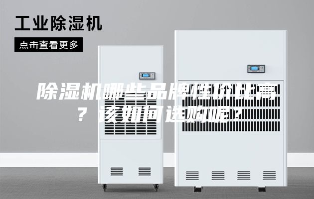 除濕機哪些品牌性價比高？該如何選購呢？