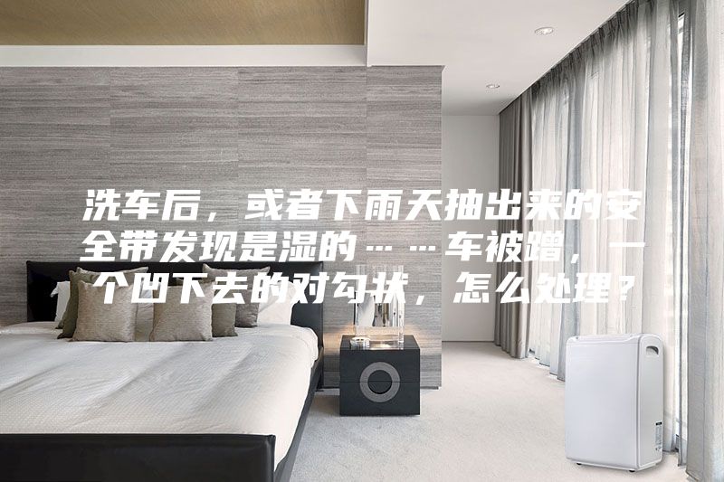 洗車后，或者下雨天抽出來的安全帶發(fā)現(xiàn)是濕的……車被蹭，一個凹下去的對勾狀，怎么處理？