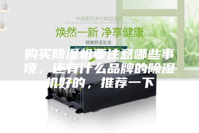 購買除濕機(jī)要注意哪些事項(xiàng)，還有什么品牌的除濕機(jī)好的，推薦一下