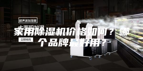 家用除濕機(jī)價(jià)格如何？哪個(gè)品牌最好用？