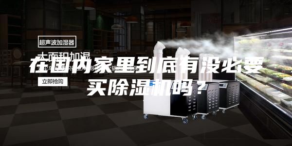 在國內(nèi)家里到底有沒必要買除濕機(jī)嗎？