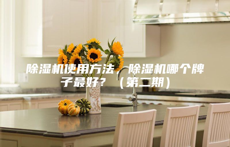 除濕機(jī)使用方法，除濕機(jī)哪個(gè)牌子最好？（第二期）