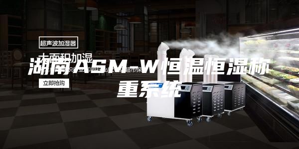 湖南ASM-W恒溫恒濕稱重系統(tǒng)