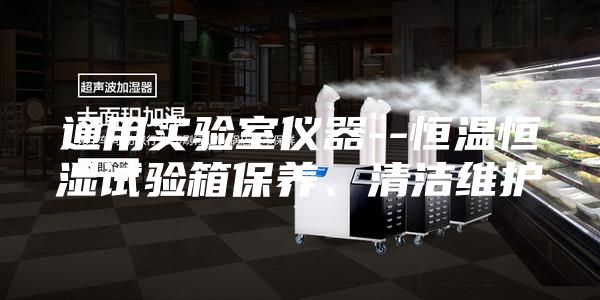 通用實(shí)驗(yàn)室儀器--恒溫恒濕試驗(yàn)箱保養(yǎng)、清潔維護(hù)