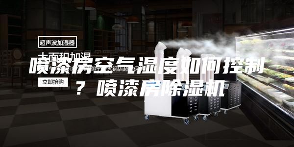 噴漆房空氣濕度如何控制？噴漆房除濕機(jī)