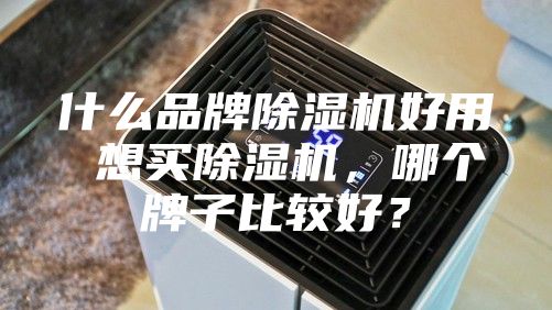 什么品牌除濕機好用 想買除濕機，哪個牌子比較好？