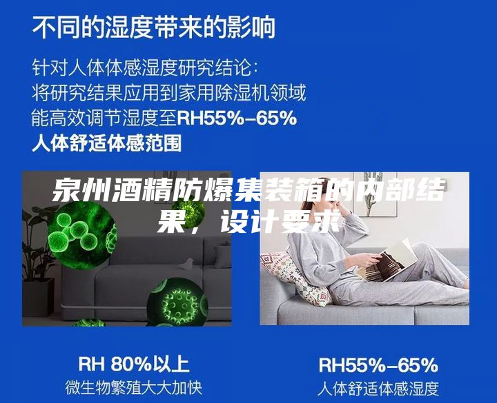 泉州酒精防爆集裝箱的內部結果，設計要求