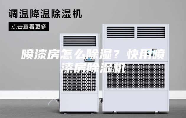 噴漆房怎么除濕？快用噴漆房除濕機