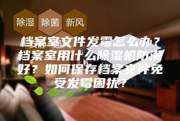 檔案室文件發(fā)霉怎么辦？檔案室用什么除濕機(jī)防潮好？如何保存檔案文件免受發(fā)霉困擾？