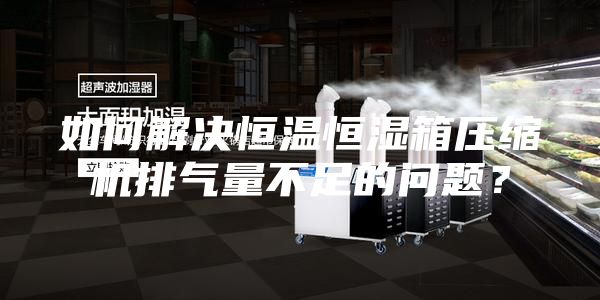 如何解決恒溫恒濕箱壓縮機(jī)排氣量不足的問題？
