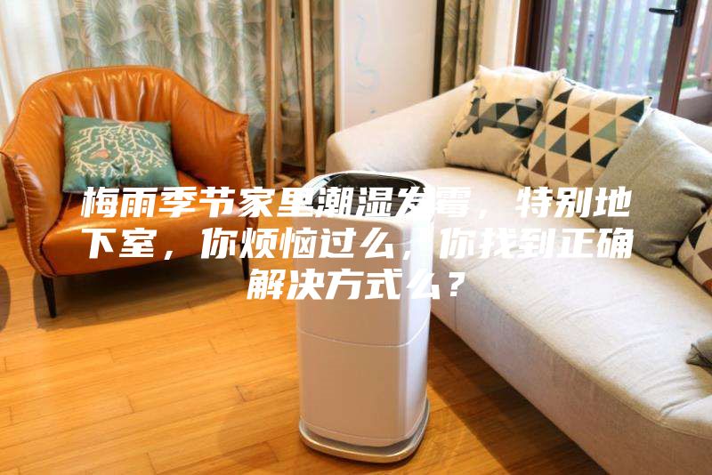 梅雨季節(jié)家里潮濕發(fā)霉，特別地下室，你煩惱過么，你找到正確解決方式么？